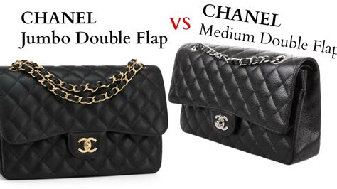 chanel jumbo flap vs medium|chanel single flap vs double.